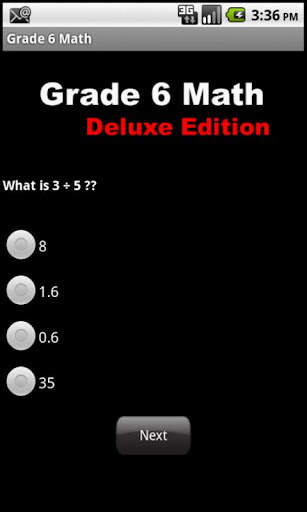 Grade 6 Math - Deluxe Edition screenshot 1