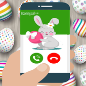 Easter Bunny call icon