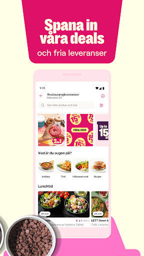 foodora Sverige: matleverans screenshot 4