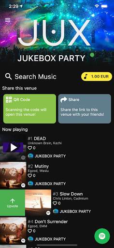 JUX - Mobile Jukebox screenshot 1