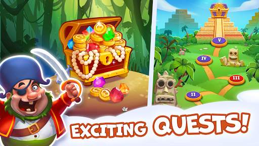 Pirate Treasures: Jewel & Gems 2 تصوير الشاشة