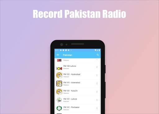 Record Radio Pakistan -Record Internet Radio Free 1 تصوير الشاشة