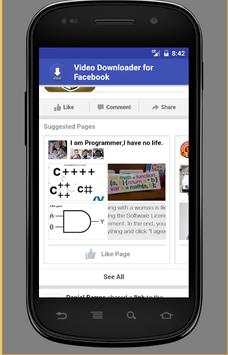 Video Downloader for Facebook screenshot 2