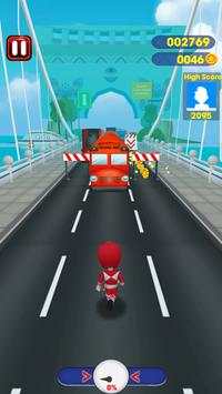 Mini Red Rangers Ultimat Bus Rush screenshot 5