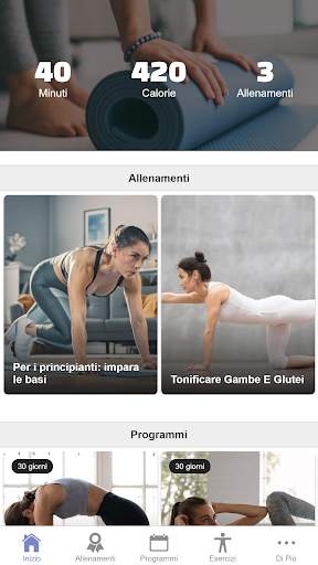 Pilates - esercizi screenshot 1
