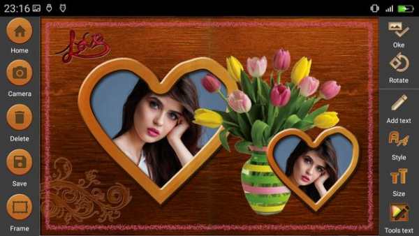 Bingakai Foto Kayu  - Romantic Love Frame screenshot 5
