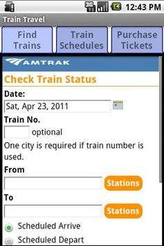 Train Travel screenshot 1
