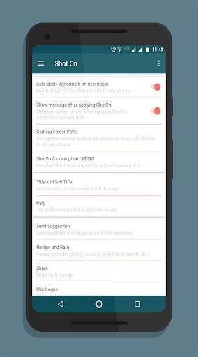 ShotOn - Auto Add ShotOn photo screenshot 8