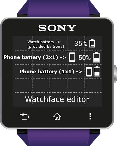Phone Battery Widget for SW2 screenshot 3