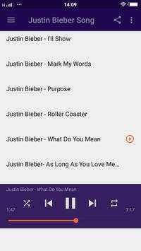 Justin Bieber Song Offline screenshot 2