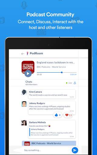 PodRoom : Podcast Social Network screenshot 10