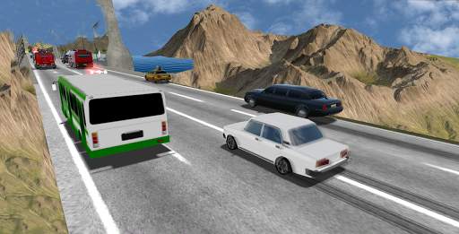 Carreras de coches de tráfico screenshot 3