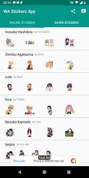 Whatsapp stickers  demon slayer screenshot 3