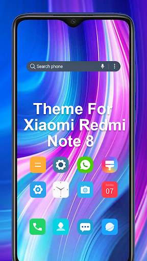 launcher theme for Xiaomi Redmi Note 8 pro screenshot 1