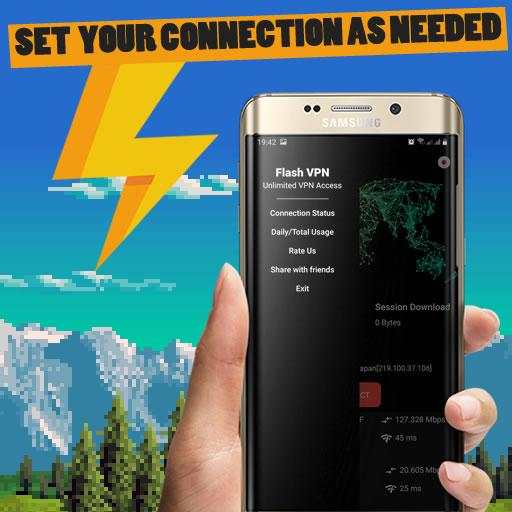 Flash VPN - Fast and Secure Connection screenshot 3
