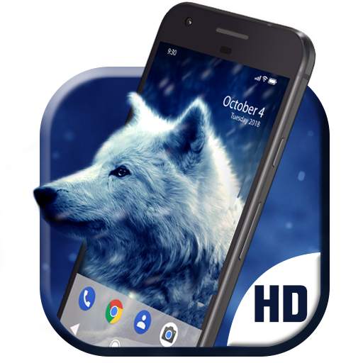 Galaxy ice wolf live wallpaper 1.1