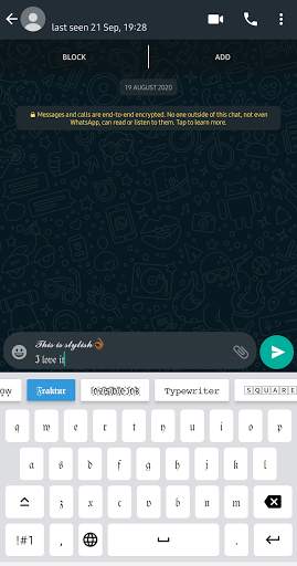 Stylish Fonts - Cool Keyboard screenshot 2