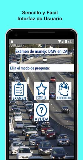 Examen de manejo DMV en CA 2021 screenshot 1