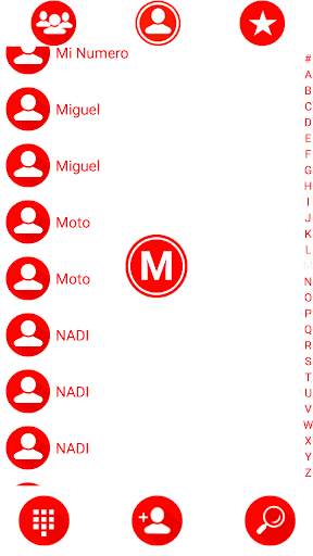 THEME MATERIAL M RED EXDIALER screenshot 2