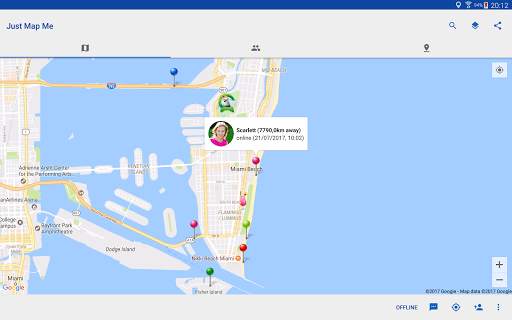Just Map Me - Share your location in real-time screenshot 13