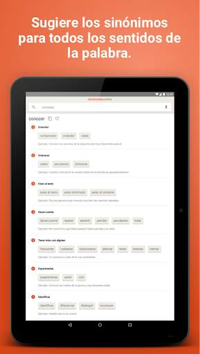 Diccionario Sinónimos Offline screenshot 14
