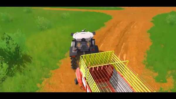 Cargo offroad Tractor Driver Trolley 3D Free Games screenshot 1