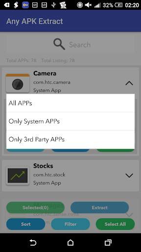 Any APK extract 4 تصوير الشاشة