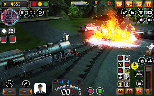 Uphill Train Simulator Game. screenshot 20