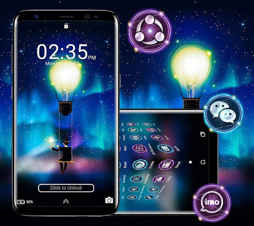 Light Bulb Launcher Theme screenshot 4