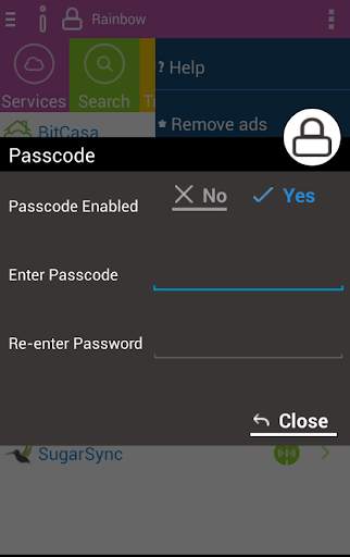 Rainbow - Best cloud storage app 2 تصوير الشاشة