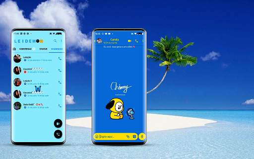 WA MOD Tema Biru - GB Version screenshot 3