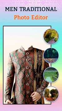 Men Traditional Dresses Photo Suit Editor screenshot 3