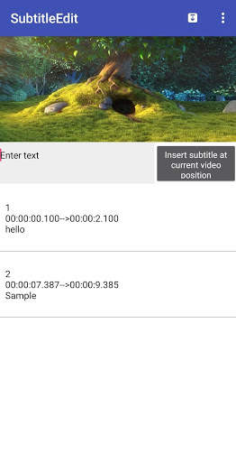 SubEdit - Edit, create, synchronize subtitles screenshot 5
