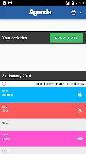 Agenda Planner Organizer 3 تصوير الشاشة