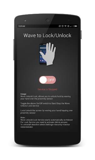 Wave to Lock/Unlock скриншот 2