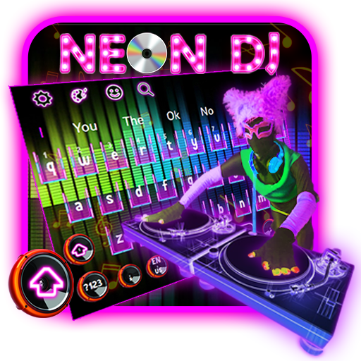 Neon Duo DJ keyboard icon