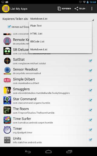 List My Apps screenshot 1