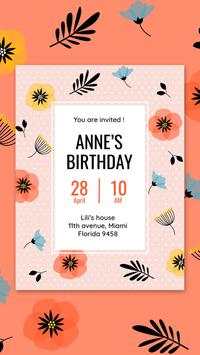 Birthday Invitation Card Maker screenshot 1