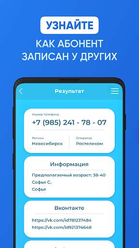 Пробив номера скриншот 2