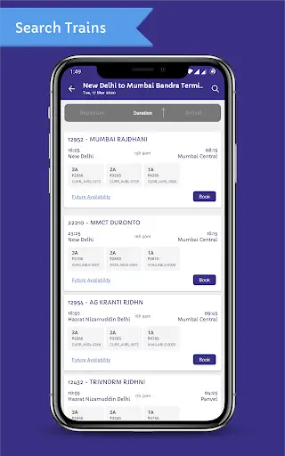 Indian Railway IRCTC Info App screenshot 3