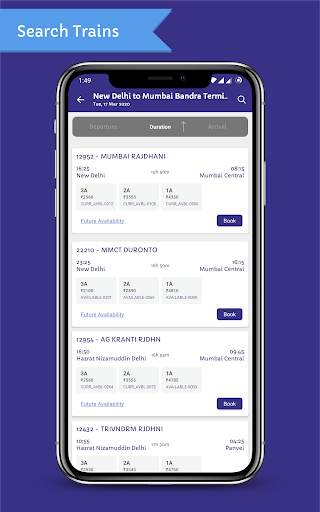 Indian Railway IRCTC Info App screenshot 3