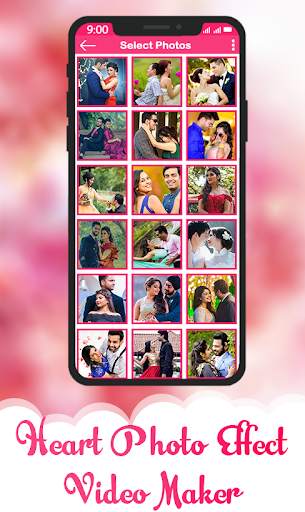 Heart Photo Effect Video Maker : Love Video Maker скриншот 2