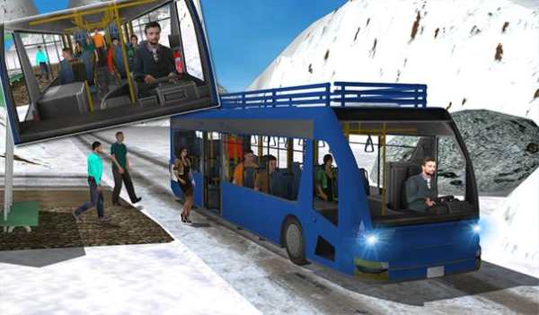 Off Road Winter Tourist Bus screenshot 10