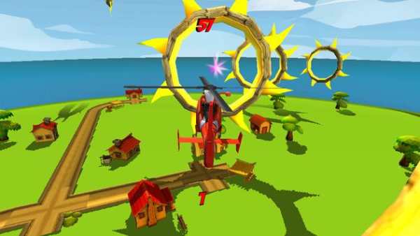 Helicopter Flying Race Game 3D screenshot 4
