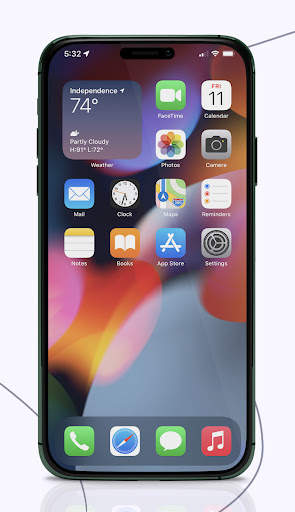 iOS 17 launcher and theme screenshot 4