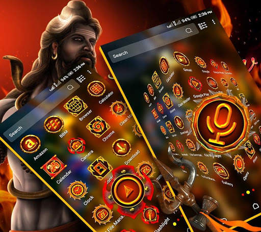 Lord Shiva Launcher Theme скриншот 1