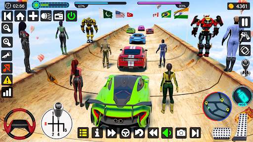 Mega Ramp Car Stunts Crazy Car screenshot 2