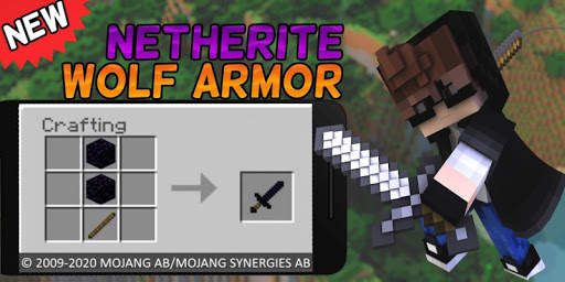 Nethrite Armored Wolf Mod for MCPE [Nether Wolf] screenshot 5