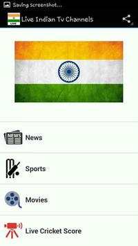 Live Indian Tv Channel Free स्क्रीनशॉट 1