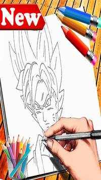 How To Draw : Dragon Ball Z Super  *Easy Step* screenshot 1